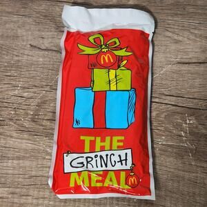 McDonald’s The Grinch Meal Socks Single Yellow Pair UNSEALED